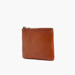 Madewell Leather Pouch Wallet in English Saddle